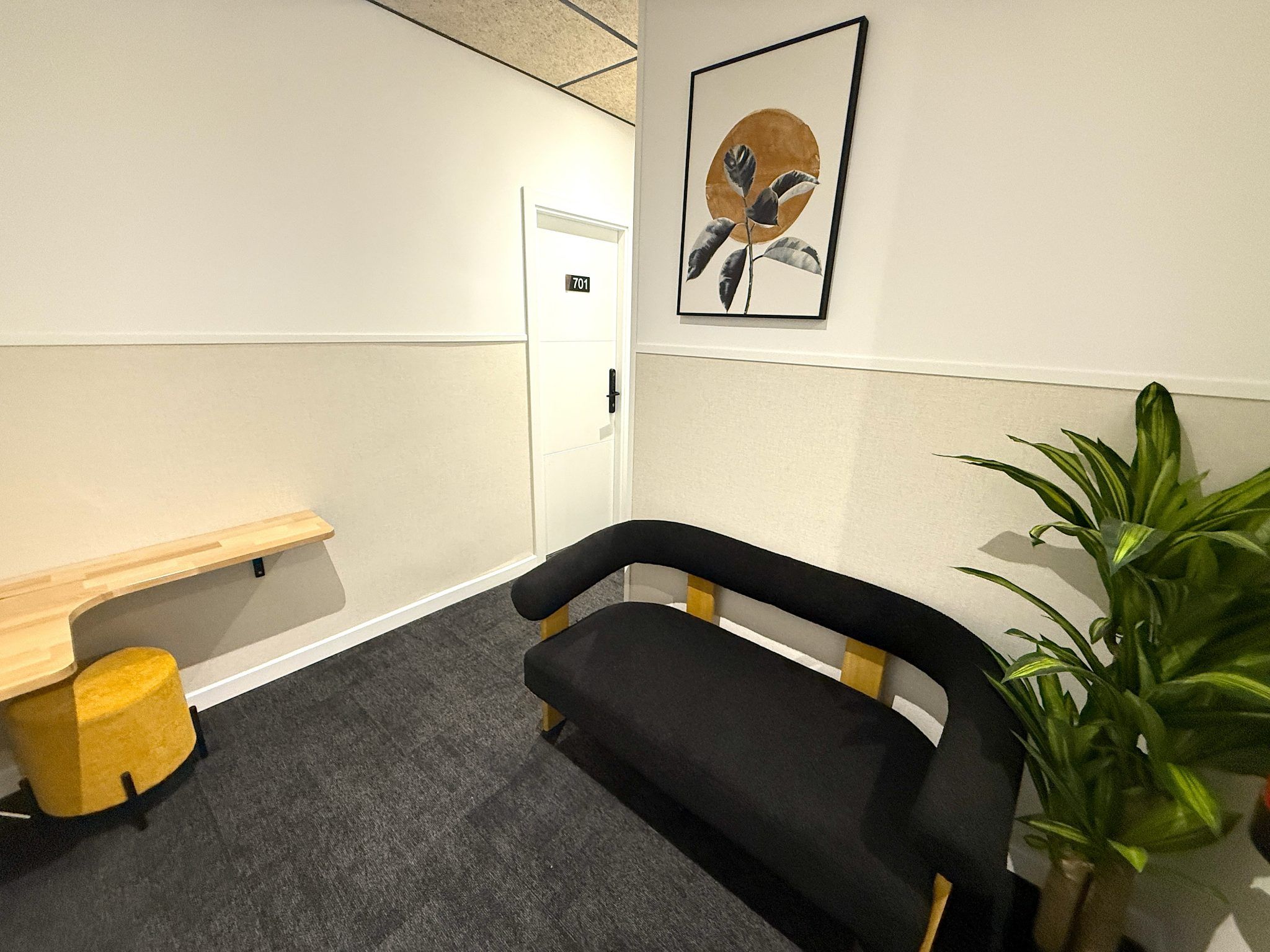 Espacio común para huéspedes en Madrid centro